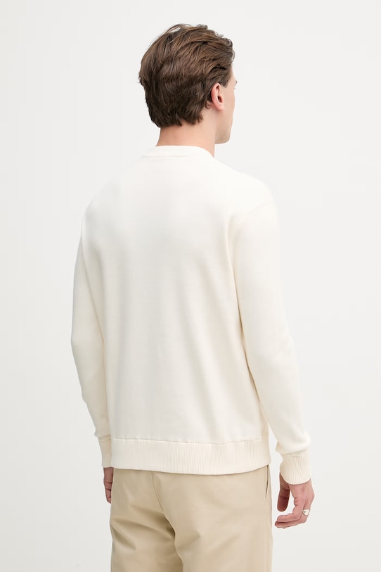 Odzież United Colors of Benetton sweter męski bawełniany 1UAEU10B6 beżowy