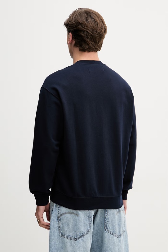 Odjeća United Colors of Benetton dukserica za muškarce od pamuka 342ZU1093. mornarsko plava