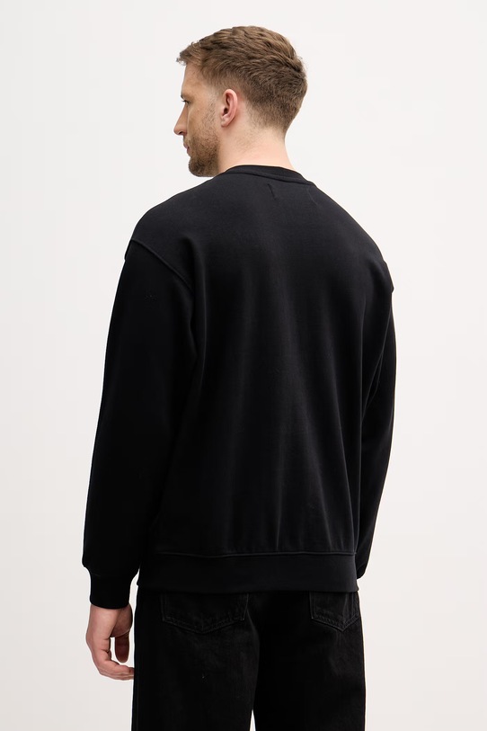 Odjeća United Colors of Benetton dukserica za muškarce od pamuka 342ZU1093. crna
