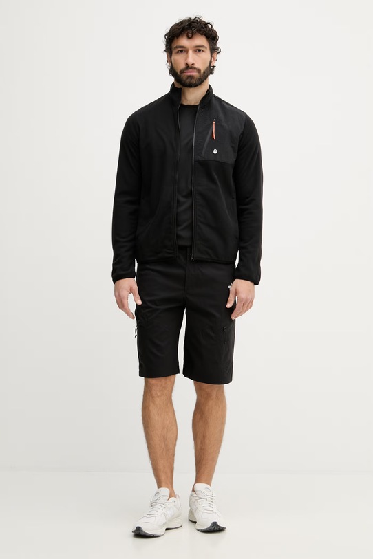 United Colors of Benetton μπλούζα ανδρική 3I4AU500U μαύρο SS26