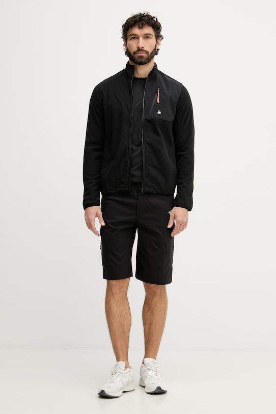 United Colors of Benetton μπλούζα ανδρική 3I4AU500U μαύρο SS26