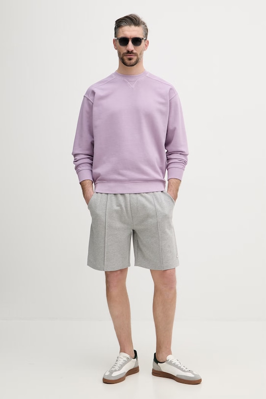 United Colors of Benetton mikina pánska 3Q8HU1095 fialová SS26