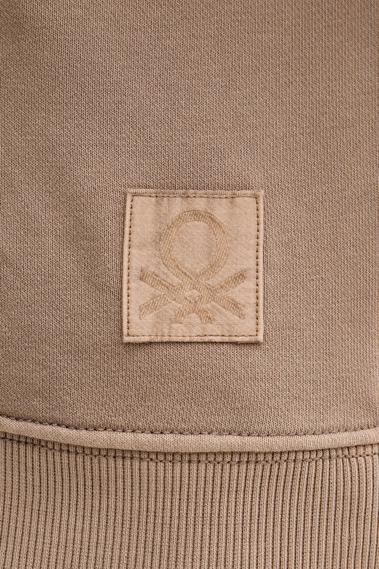 United Colors of Benetton mikina pánska 3Q8HU1095 hnedá