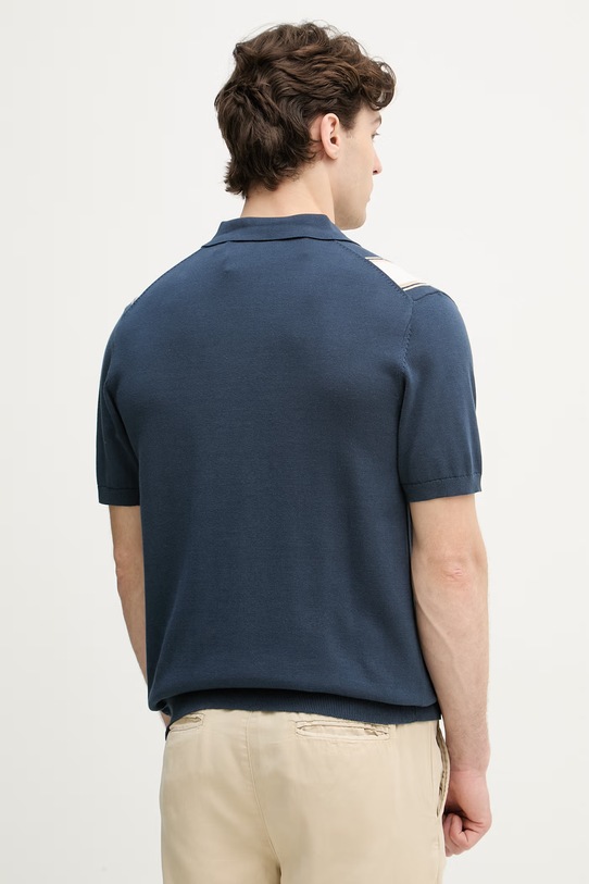 Odzież Lindbergh kardigan męski bawełniany 30.804062 granatowy