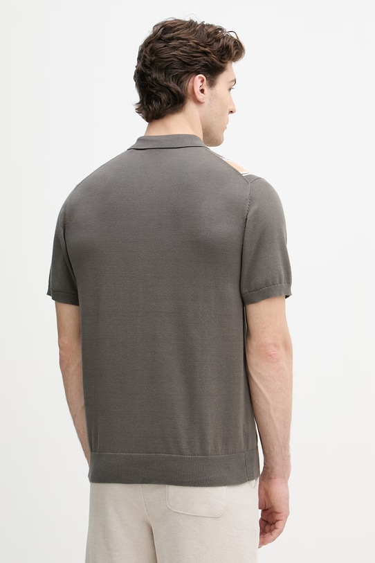 Odzież Lindbergh kardigan męski bawełniany 30.804062 brązowy