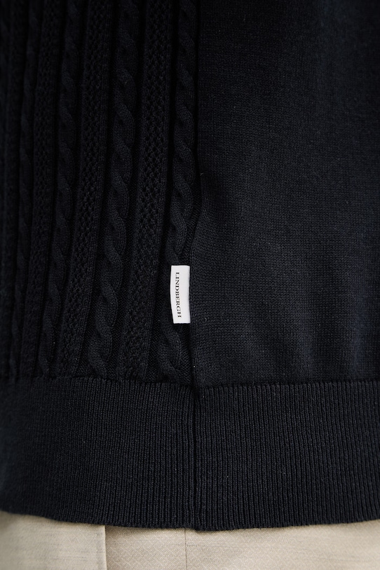 Lindbergh cardigan din bumbac 30.804114 bleumarin