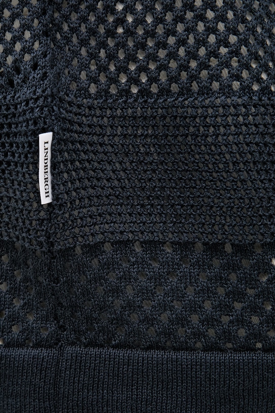 Lindbergh kardigan męski bawełniany 30.805027 granatowy