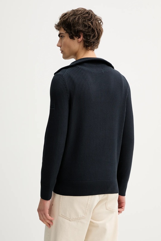 Odzież Marc O'Polo sweter bawełniany 5000012749 granatowy