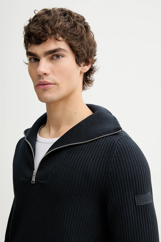 Marc O'Polo sweter bawełniany granatowy 5000012749