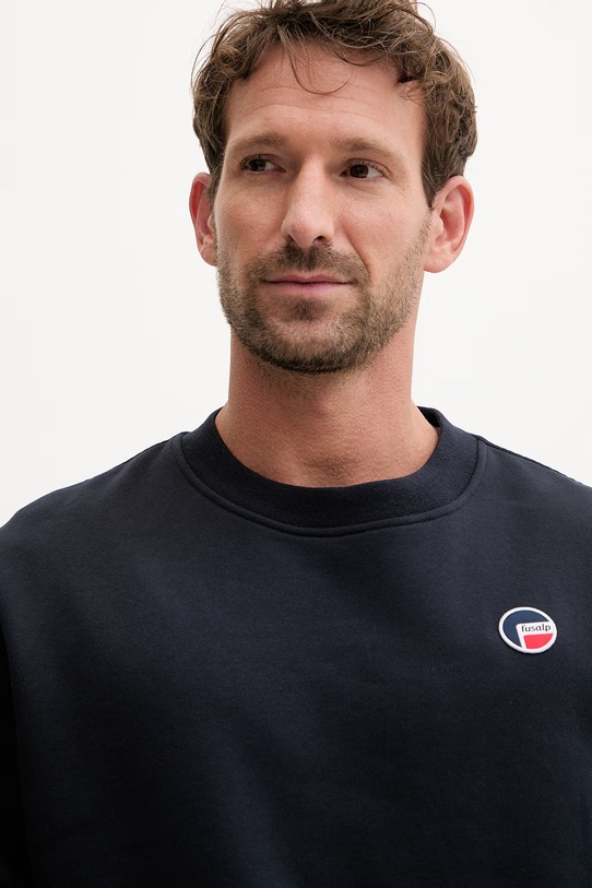 Fusalp bluzy męskie bawełniane PAOLICO granatowy J2127