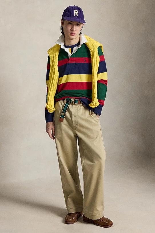 Одежда Polo Ralph Lauren футболка для мужчин из хлопка 710B13497 зелёный