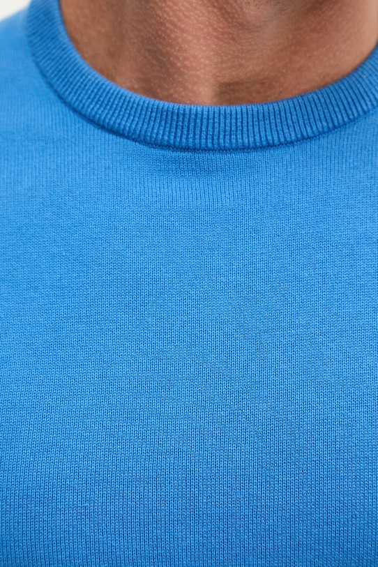 Tommy Hilfiger sweter męski bawełniany MW0MW39999. niebieski