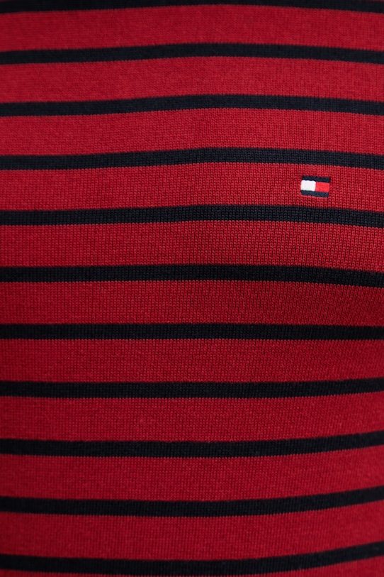 Tommy Hilfiger sweter męski bawełniany MW0MW39999. bordowy