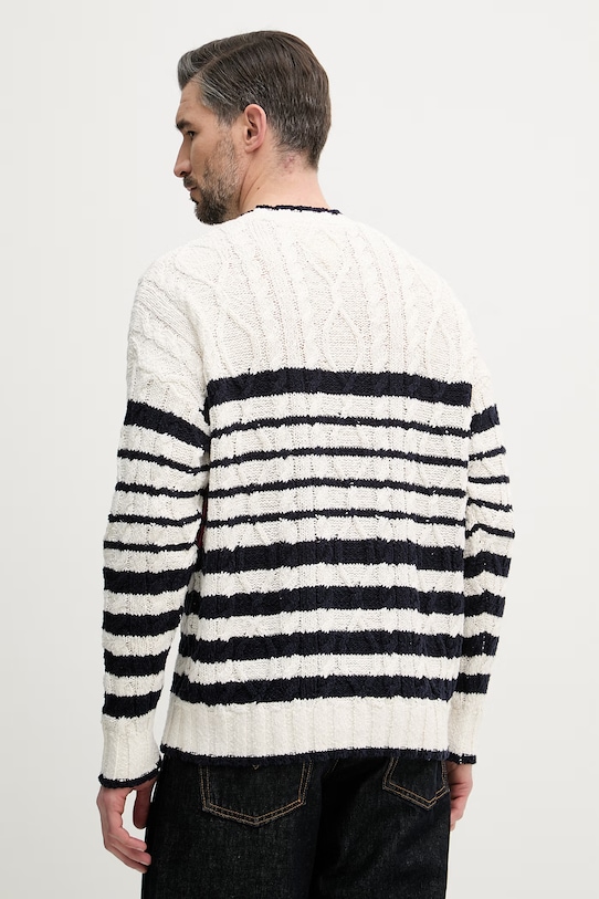 Odzież Tommy Hilfiger sweter męski bawełniany MW0MW42782 beżowy