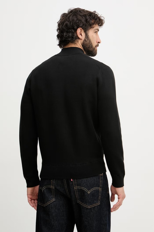 Odzież Lacoste sweter rozpinany męski AH1024 czarny