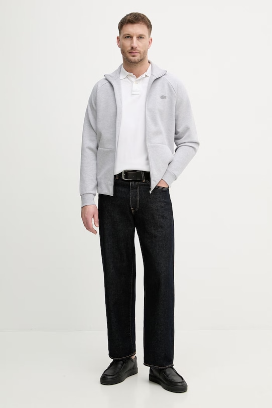 Lacoste bluza rozpinana męska SH9559 szary SS26