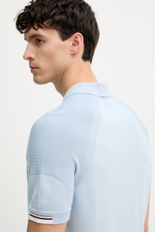 BOSS Green pulover moški 50558354 modra