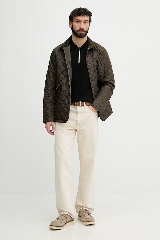 BOSS Green pulover moški 50558354 črna SS26