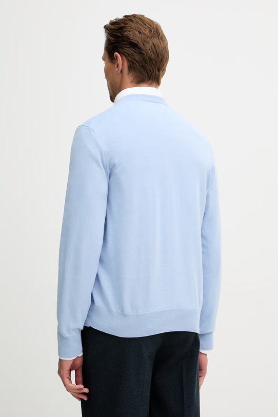 Odzież BOSS sweter damski bawełniany 50556524 niebieski