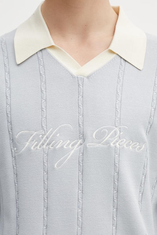 Filling Pieces Football Jersey sweter męski niebieski 412674500148.294