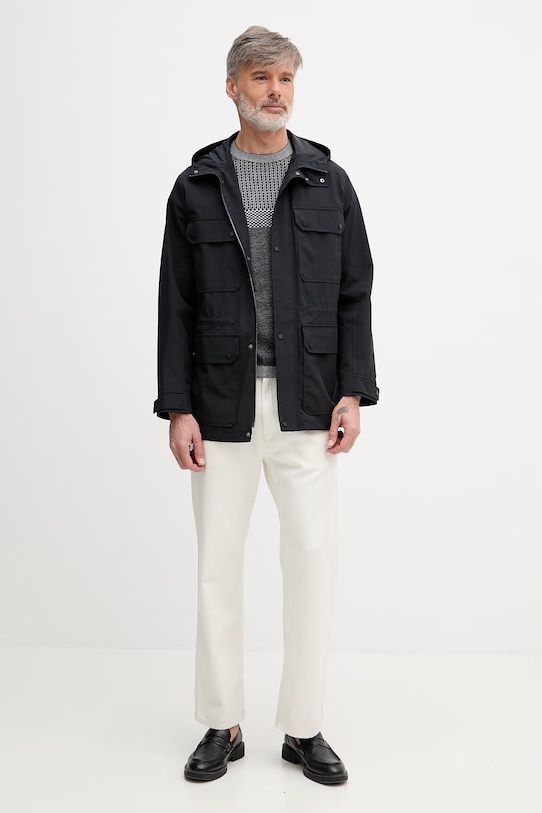 Armani Exchange sweter męski XM002429.AF11960 czarny SS26