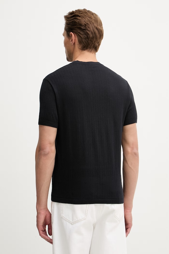 Odzież Armani Exchange t-shirt męski bawełniany XM002439.AF22249 granatowy