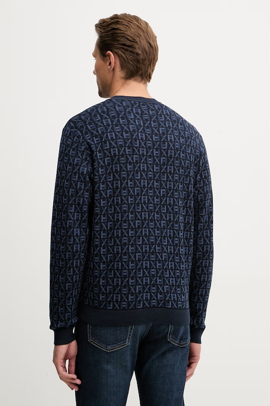 Odzież Armani Exchange sweter męski bawełniany XM002441.AF22252 granatowy