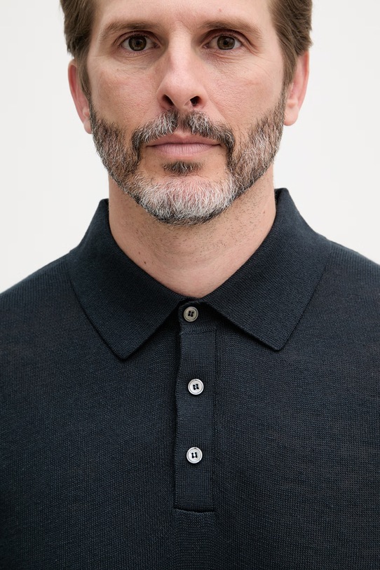 Joop! męskie z lnem granatowy 30101513