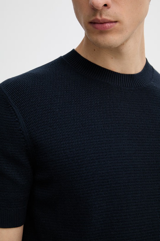 Joop! T-shirt męski bawełniany 30101597 granatowy