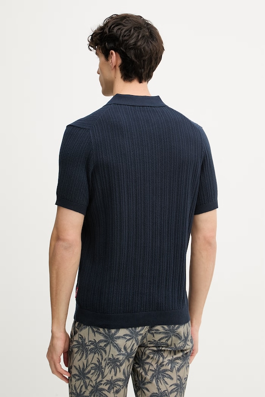 Odzież Joop! polo męskie bawełniane 30101603 granatowy