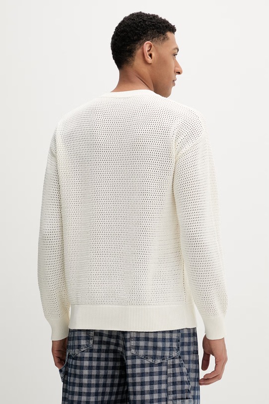 Odzież Hugo Blue sweter bawełniany Sanjou 50557338 beżowy