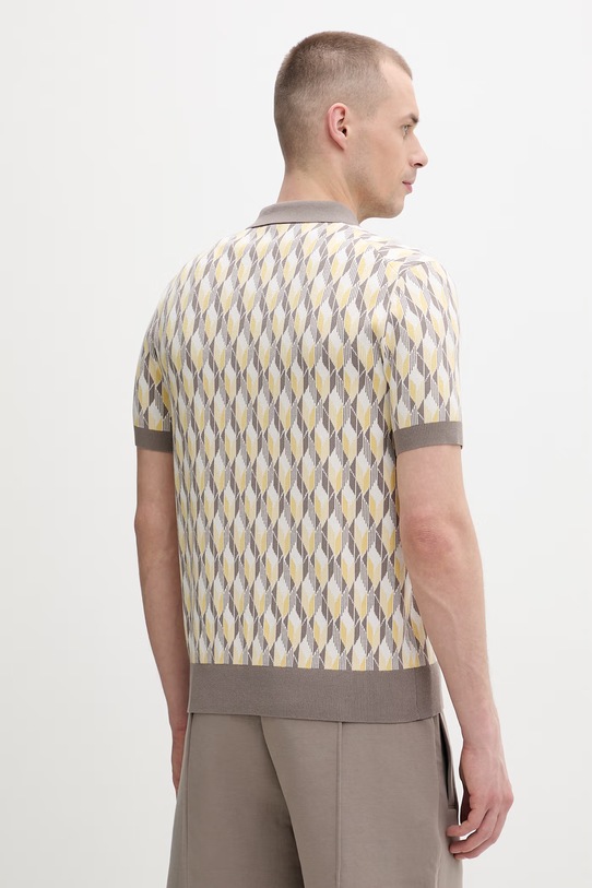 Odzież HUGO polo swetrowe męskie Seomo 50557347 beżowy