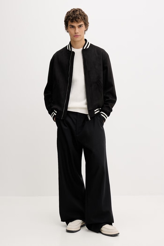 HUGO sveter pánsky bavlnený Saffon 50557350 béžová SS26