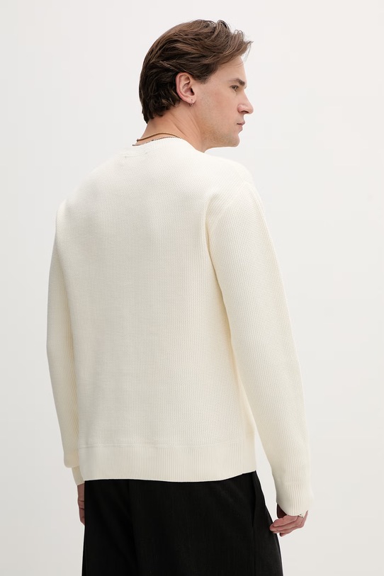 Odzież Fred Perry sweter bawełniany K2318 beżowy