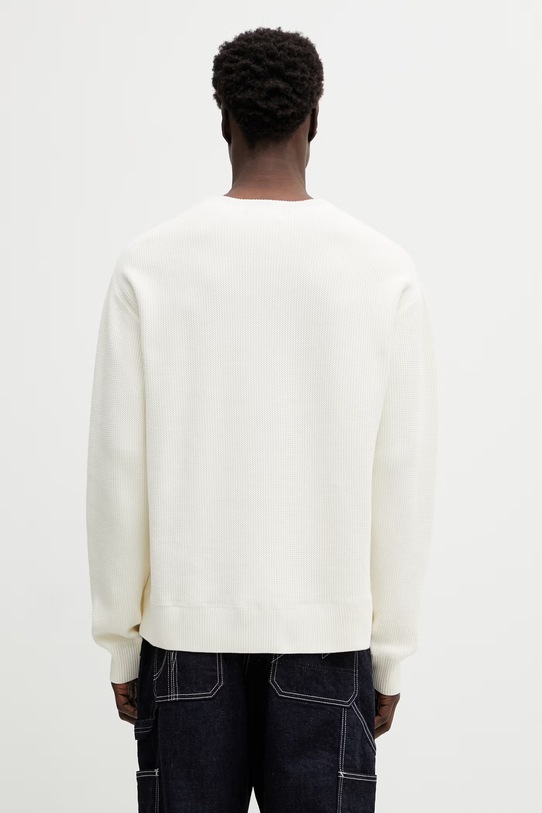 Odzież Fred Perry sweter bawełniany K2318 beżowy