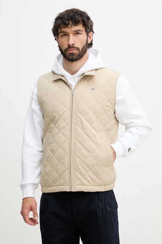 Gant bezrękawnik męski beżowy 7006341