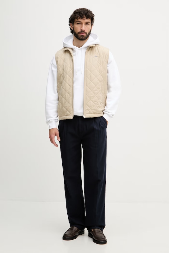 Gant bezrękawnik męski 7006341 beżowy SS26