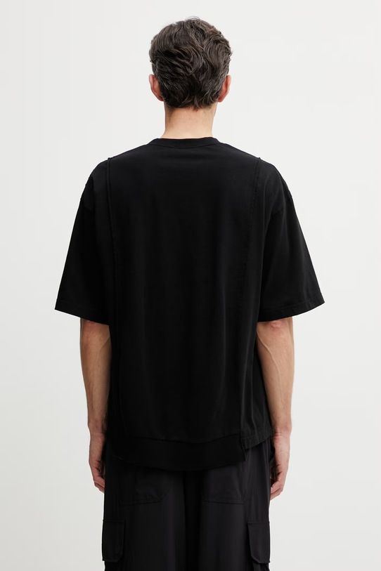 Odzież Undercover PULLOVER t-shirt bawełniany męski UP1F4804 czarny