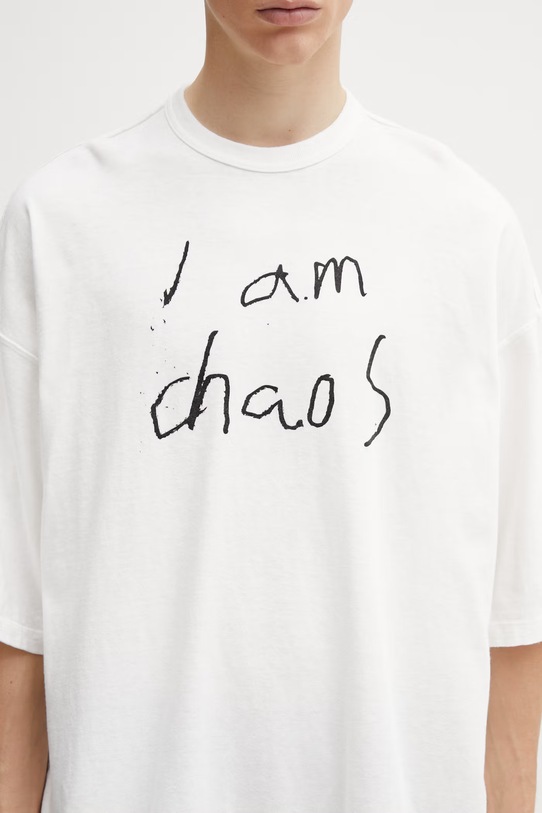 Undercover PULLOVER футболка з бавовною чоловіча білий UP1F4808