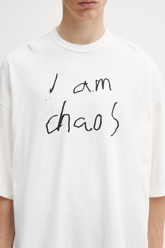 Undercover PULLOVER футболка з бавовною чоловіча білий UP1F4808