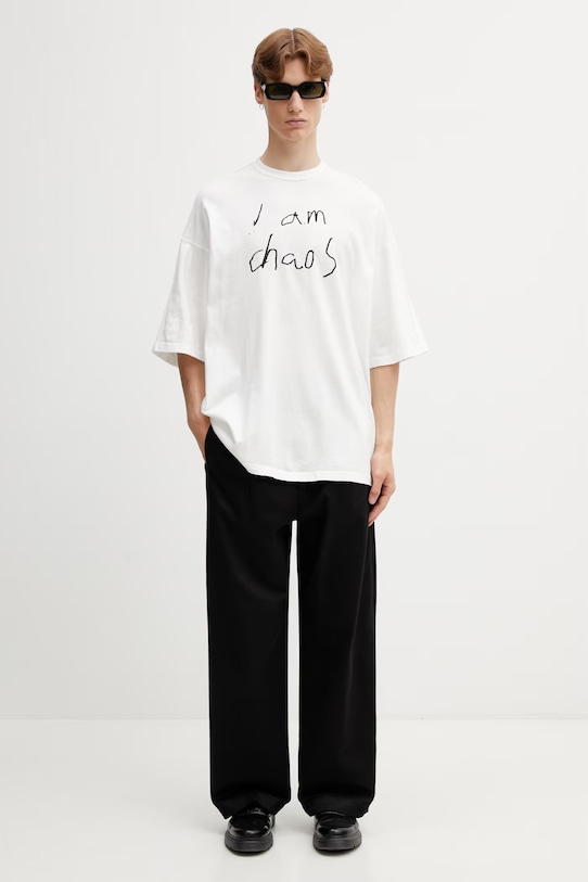 Undercover PULLOVER футболка з бавовною чоловіча UP1F4808 білий