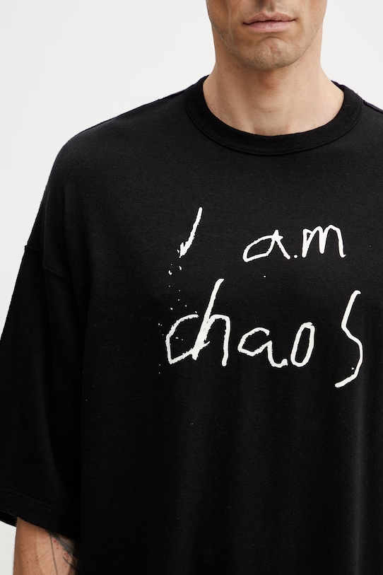 Undercover PULLOVER majica s pamukom za muškarce crna UP1F4808