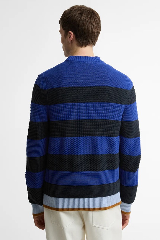 Odzież Barbour x Paul Smith Southwold sweter bawełniany męski MKN1724NY74 granatowy