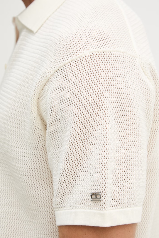 Tommy Hilfiger риза мъжка от памук NEW YORK MW0MW42694 бежов