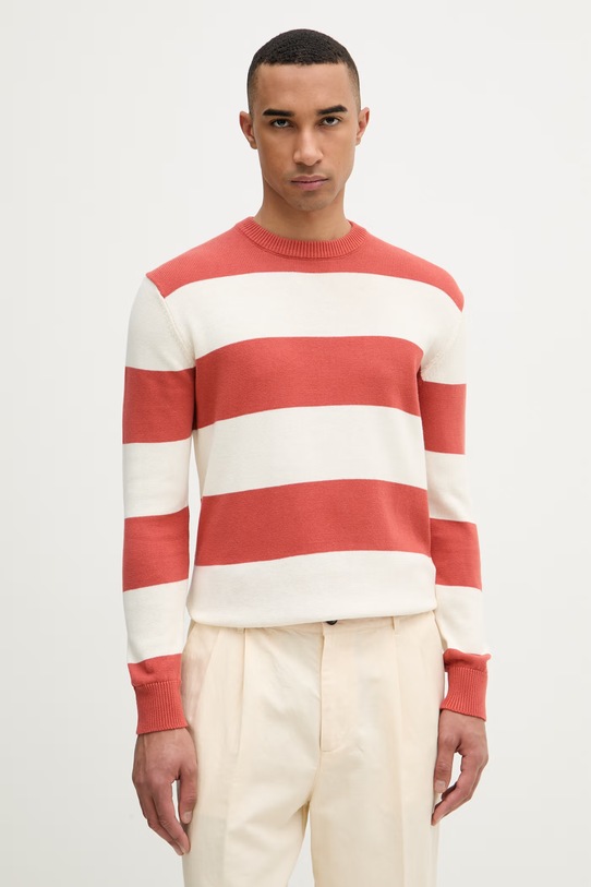 United Colors of Benetton svetr pánský bavlněný béžová 1098K10BA