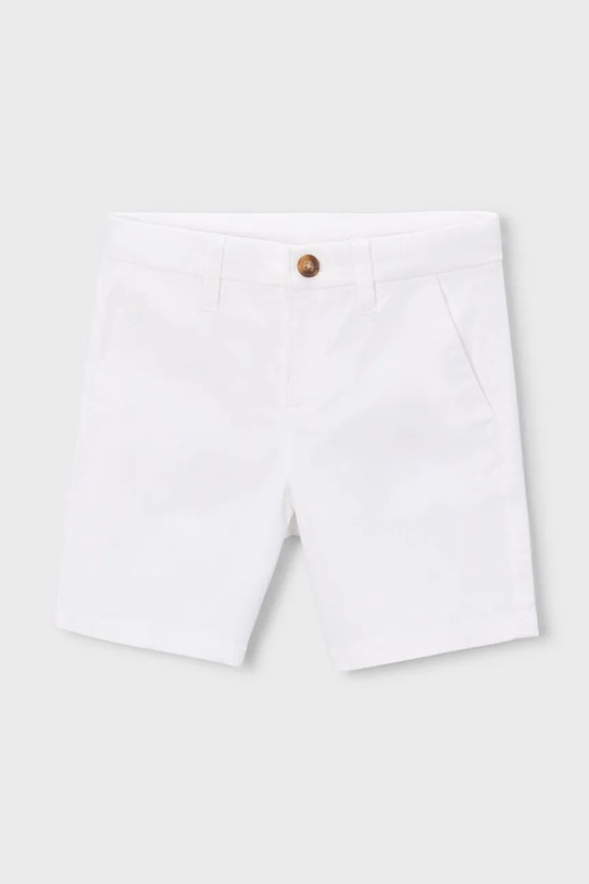 Mayoral szorty dziecięce casual biały 202.5A.Mini.PPY2