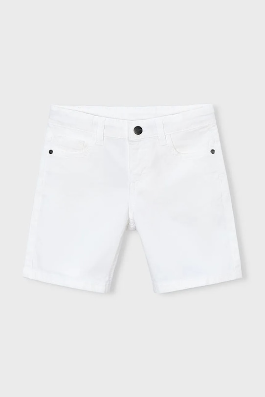 Mayoral szorty dziecięce 204.5J.Mini.PPY2 biały SS26