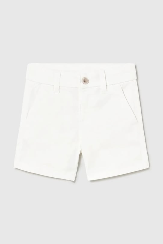 Mayoral szorty dziecięce z elastanem biały 207.3B.Baby.PPY2
