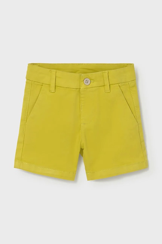Detské krátke nohavice Mayoral s elastanom zelená 207.3B.Baby.PPY2