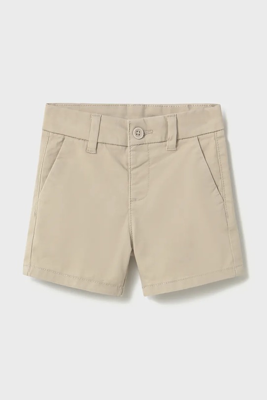 Mayoral szorty dziecięce z elastanem beżowy 207.3B.Baby.PPY2